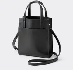 GU 2WAYミニショルダーバッグ ブラック 美品