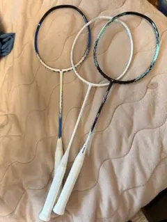 バドミントンラケット3本セットMuscle Power2 NANORAY250 - メルカリ