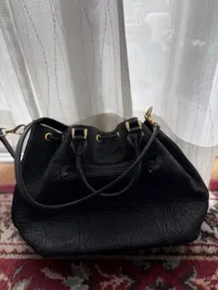 WATAICHIブラックレザーショルダーバッグ | Mercari