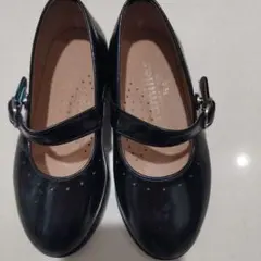 ファミリア ブラック フォーマルシューズ 16