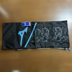 Mizuno ラケットバッグ ブラック/ブルー 迷彩柄 新品タグ付き