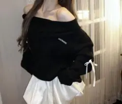 ANDWANG Ribbon Balloon Cutout Dress - メルカリ