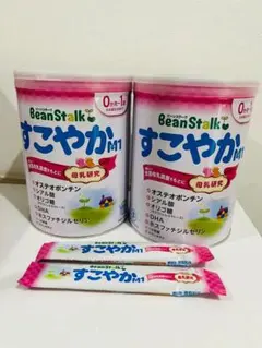 BeanStalkすこやか M1 大缶×2・スティックタイプ（100ml用）2本