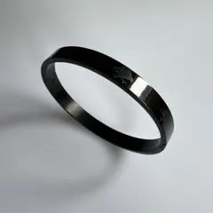 NieRスカルデザイン バングル 블랙