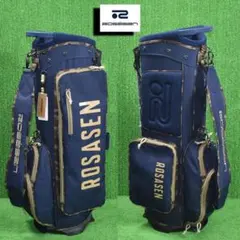 Rossasen/ロサーセン ゴルフ キャディバッグ9型【ネイビー/カモ】新品！のサムネイル