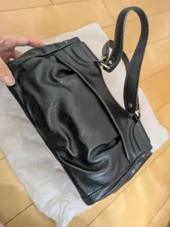 ELLE　本革　ハンドバッグのサムネイル