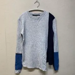 90s Burberry ボーダーニットグレー y2k archive swag - メルカリ