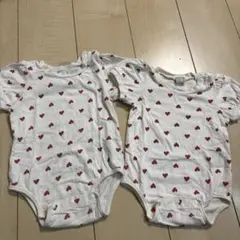 petit main ロンパース 2枚セット 70cm 80cm