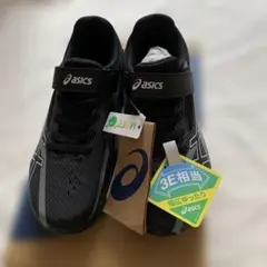 ASICS ブラック スニーカー 3E相当　20.5㎝