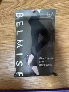 BELMISE スリムレギンス L TRUE BLACK