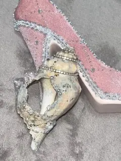 貝殻 写真入れ　おきもの　ハンドメイド