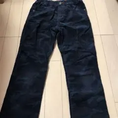 キッズ　コーデュロイ　迷彩柄　パンツ　140