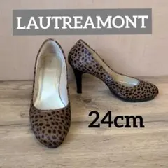 LAUTREAMONT ハイヒール パンプス 24cm レオパード柄のサムネイル