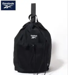 【大人気】Reebok 2WAY 巾着型 メッシュポケット 通学バッグ