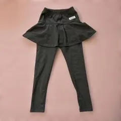 ダークグレー レギンス スカート 130