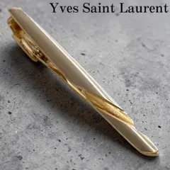 良品✨Yves Saint Laurent ネクタイピン　ロゴイヴサンローラン