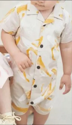 gelatopiqué フルーツモチーフロンパース70