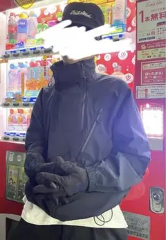 Oakley tech nylon jacket ドローコードフード付y2k