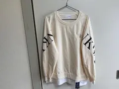 minew クリーム色 長袖スウェット S