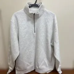 gu ハーフジップ スウェット