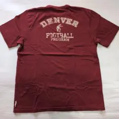 American Eagle バックプリント Tシャツ バーガンディ Mのサムネイル