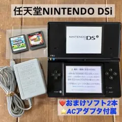 任天堂Nintendo DSi 本体【❤️おまけソフト2本＋ACアダプタ付属】