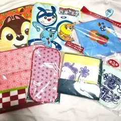 キャラクター　ハンドタオル　7点　まとめ売り