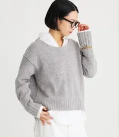 bobon21 ハートくり抜きスリムLOOKニットトップス - メルカリ