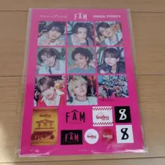 FAM オリジナルステッカー A timelesz