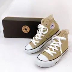 新品✨コンバース　キャンバス オールスター ハイカット ベージュ　23cm 箱付