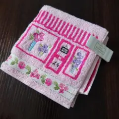Lulu's Flower Shop タオルハンカチ ピンク