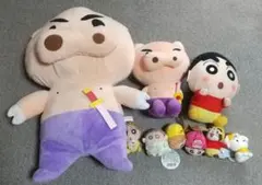 クレヨンしんちゃん ぬいぐるみ マスコット 9体セット