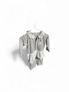 POLO Baby グレー レース付きロンパース　80サイズ