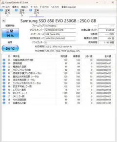 Samsung SSD 850 EVO 250GB