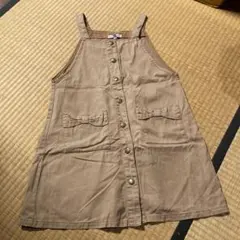 ブラウン ジャンバースカート 140 any FAM