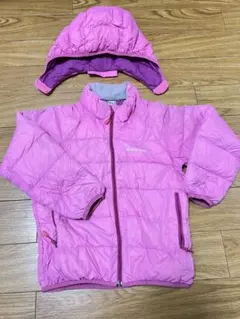 モンベル　ダウン　120 帽子　取り外し可能　ダウン　フェザー