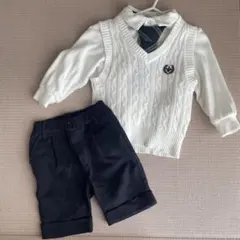 フォーマルキッズ服セット（シャツ・ベスト・パンツ）