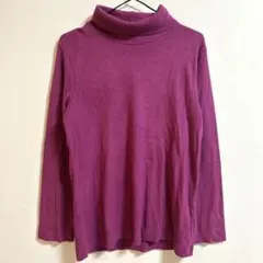 美品✨ユニクロ　UNIQLO　ヒートテックフリースタートルネックTシャツ　XL