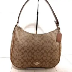 未使用 COACH ジュード バッグ シグネチャー キャンバス くすみ 