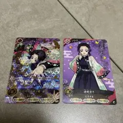 鬼滅の刃 カード 竈門禰豆子 胡蝶しのぶ UR 2枚セット - メルカリ