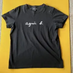 アニエスベー　ロゴ入　黒Ｔシャツのサムネイル
