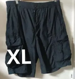 ＊美品＊　大きいサイズXLカーゴハーフパンツ黒