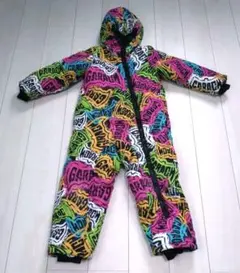 子ども用カラフルスノーボードウェア