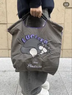 正規品新品未使用ボールアンドチェーン　ディズニーコラボ　ルシファー　グレーM