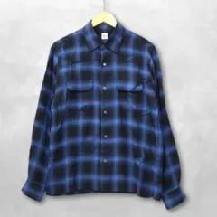 N1173 rags mcgregor オンブレシャツ S キムタク私物 ブルー - メルカリ