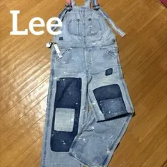 Lee ペイント加工オーバーオール新品