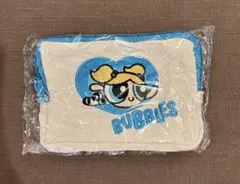 パワーパフガールズ チャーム付き 刺繍ポーチ バブルス