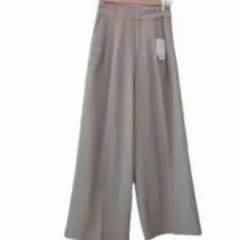 タグ付 グリーンレーベルリラクシング ドライタッチ ワイドパンツ ベージュ 36
