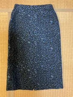 INDIVI レオパード柄 タイトスカート　Sサイズ