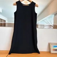 prose poem ブラックノースリーブドレス